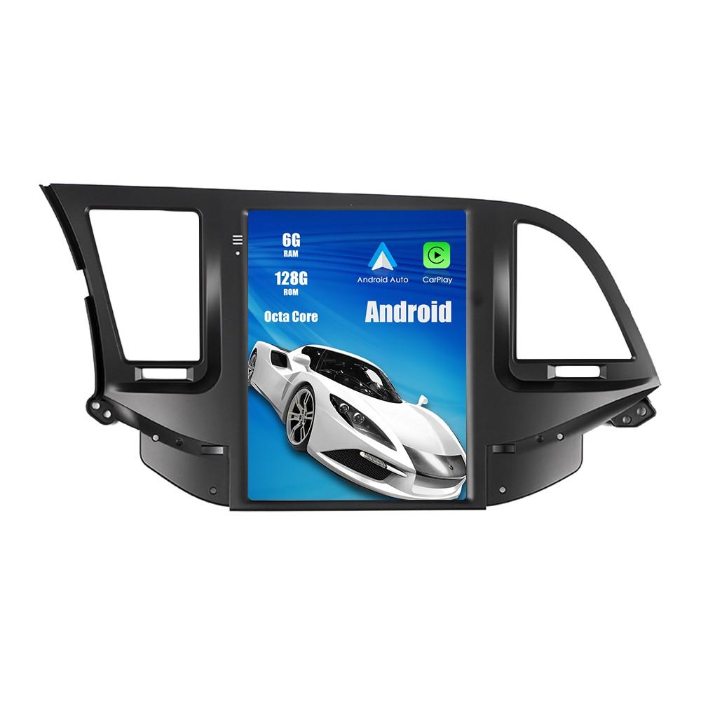 Android Radio CarPlay Hovedenhet Autoradio Bilstereo For Hyundai Elantra 2016 2017 2018 høy