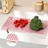Foldable Kitchen Drain Mat Quick-drying Silicone Bar Mat New Drain Pad