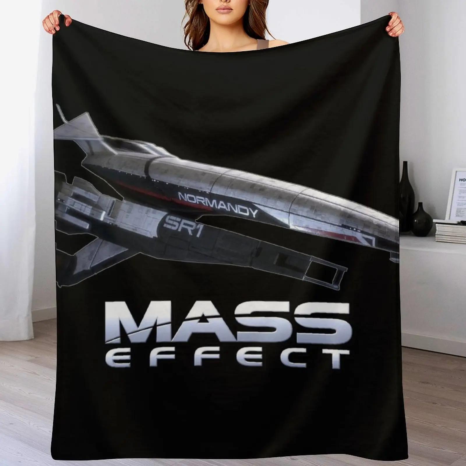 

Mass Effect Normandy SR1 Throw Blanket Year Round Soft Comfortable Blanket for Home 102x76cm(40x30in)