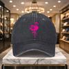 Flamingo Baseball Cap Adjustable Snapback Casual StreetStyle Hat for Outdoor Sports and Daily Wear