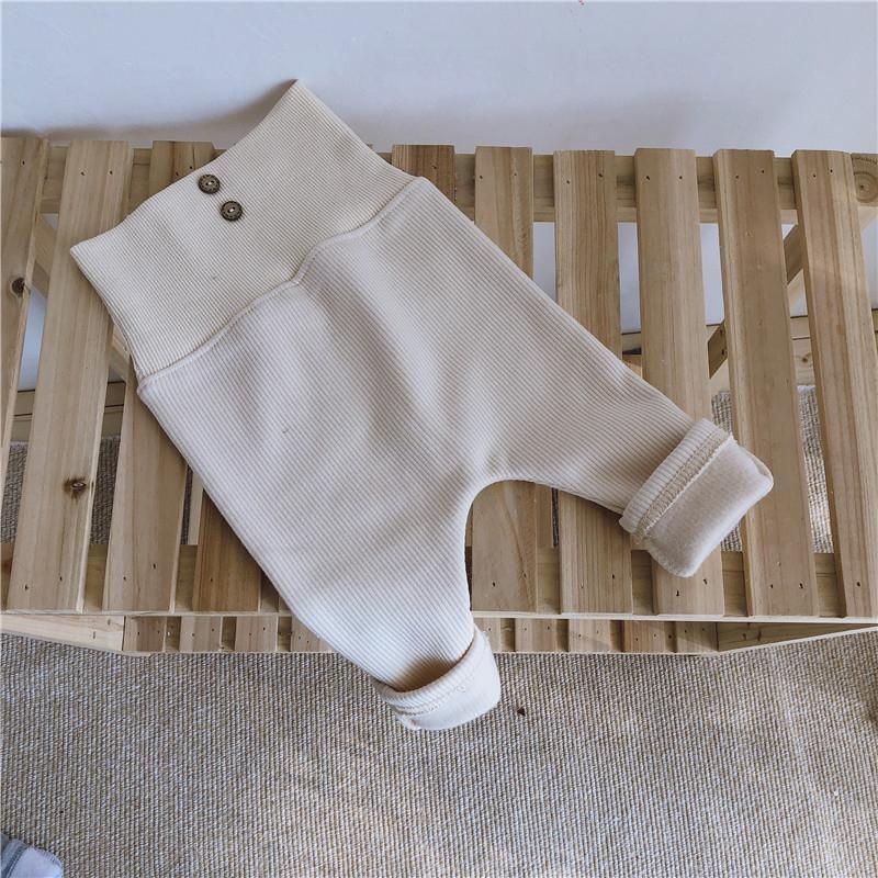 

Осенние флисовые детские штаны с высокой талией - Корейский стиль для мальчиков и девочек 120 [35-40 jin]