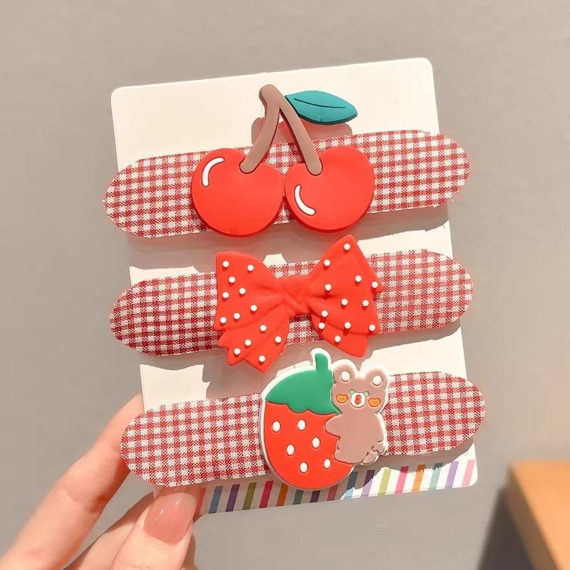 3-9pcs Hair Accessories Hairpins Hair-friendly Velcro Broken Hair Tidying Fragmented Hair Girl Magic Tape Cute Children Delicate Jewelry
