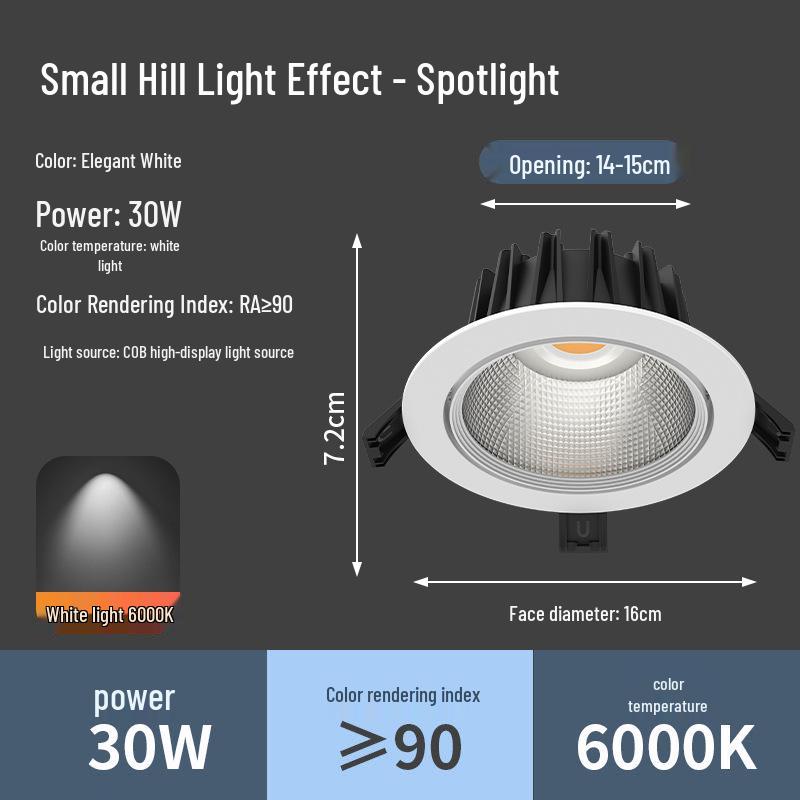 Recessed Super Bright Ceiling Downlight for Home and Commercial Spaces