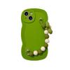 Ins Niche Style Flower Chain Case for iPhone 16 Pro Max Apple 15 Phone Case 13/12 Wave Case 14