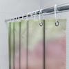 Shower Curtain With Soft Gradient Colors Pink Green Blush White Pastel Bath Waterproof Decorative Shower Curtain For Home Bathro
