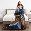 Bubu & Dudu Heart Love Plush Blankets Kids Adult  Flannel Throw Blanket For Outdoor Super Soft Customized Quality Bedspread Gift