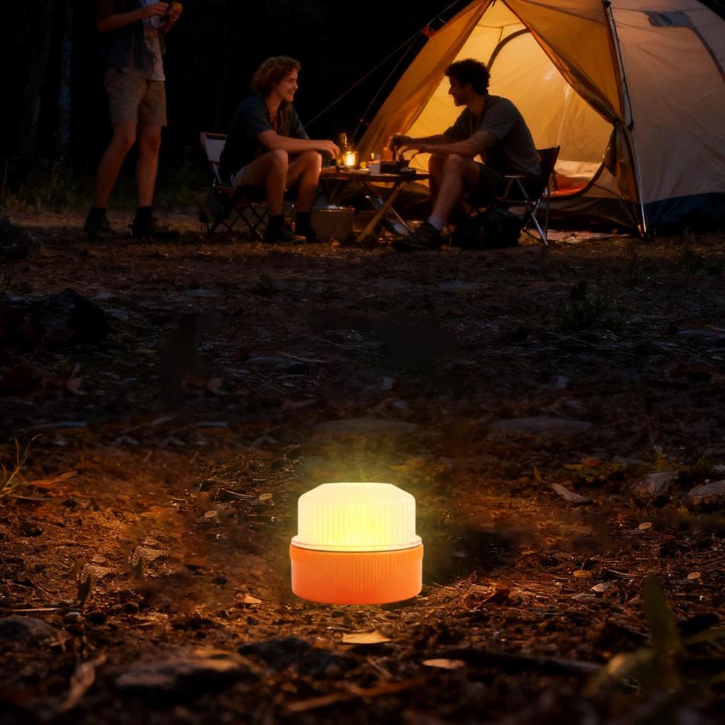 LED Strobe Lights LED Magnetic Double-Mode Auto Accessories With Battery Amber Strobe Lights For Trailer Tow Service Work