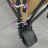 Aluminum Alloy Fishing Chair Umbrella Holder 25mm Aperture Foldable Fishing Accessory for Fishing Seat with Quick Connect
