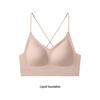 Seamless Halter Neck Thin Strap Bra for Small Bust – Sexy, Lightweight, No Steel Ring, Beautiful Back Design