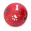 F26C Dog Chew Toy Vinyls Fillable Treat Ball Teething Toy for Aggressive Chewers Leak Food Toy for Teeth Clean Training