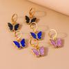 3pairs Cute Butterfly Earrings for Women Girls Dangle Earrings Party Jewelry Gifts