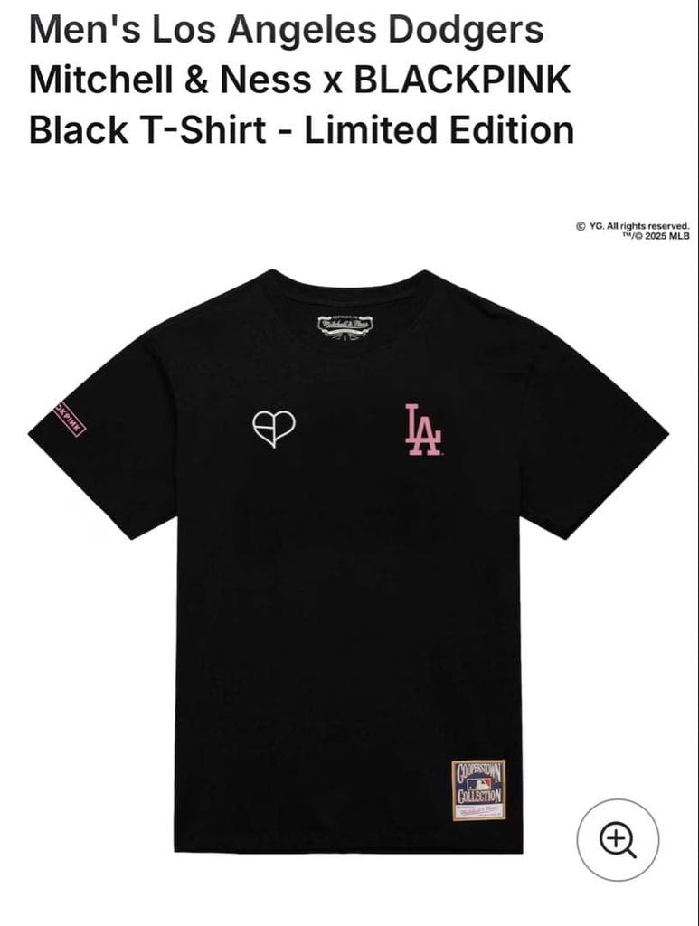 [USED] BLACKPINK MLB Dodgers T-shirt