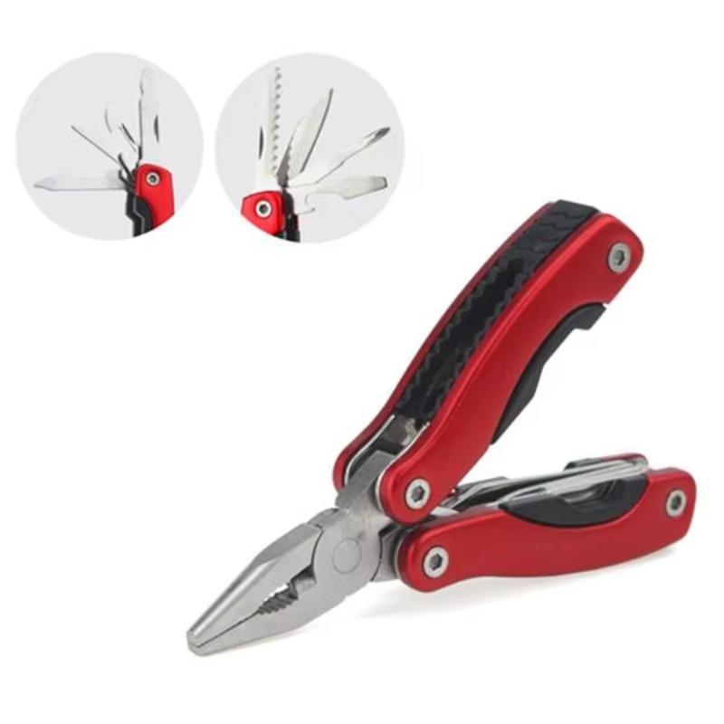 Outdoor Camping Universal Tool Pliers Multi-purpose Pliers Folding Pliers Mini Stainless Steel Combination Plier Camping Tools