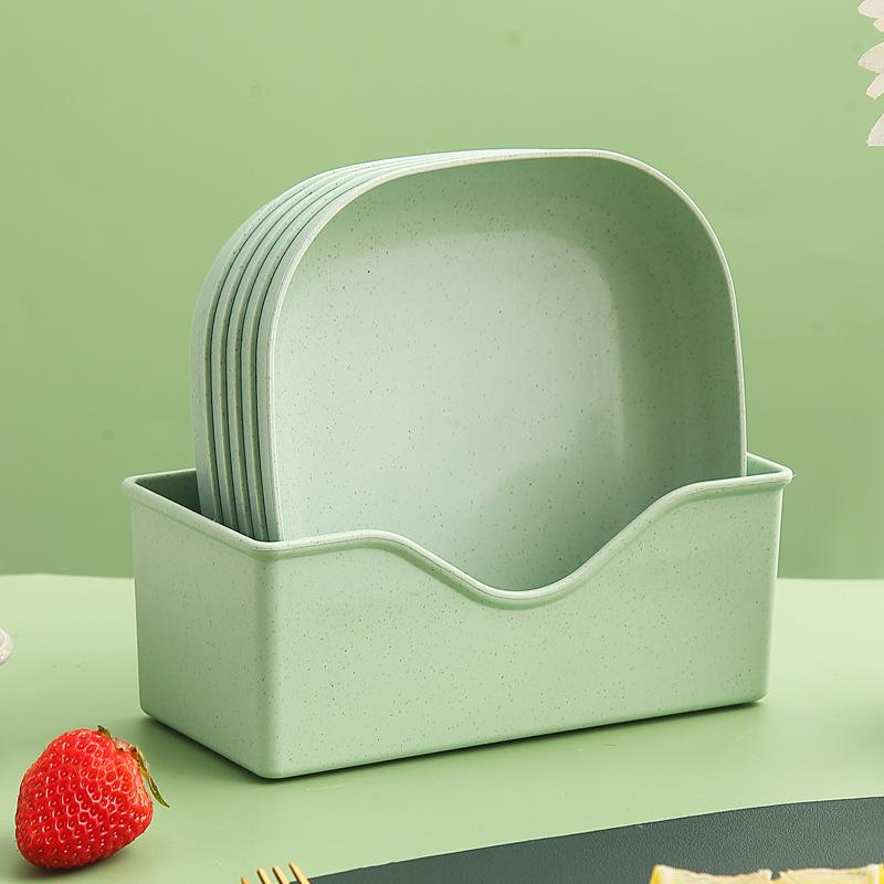 Japanese-Style Creative Plastic Bone Dish with Base