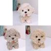 Plush Bichon Frise Dog Toy With Pp Cotton Filling For Kids And Collectors