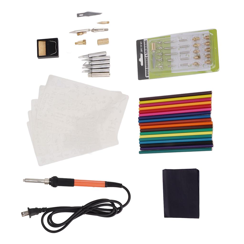 83 SZT Zestaw Lutownicy 60W Szybkie Nagrzewanie Regulowana Temperatura Zestaw Lutowniczy Narzędzie Spawalnicze dla