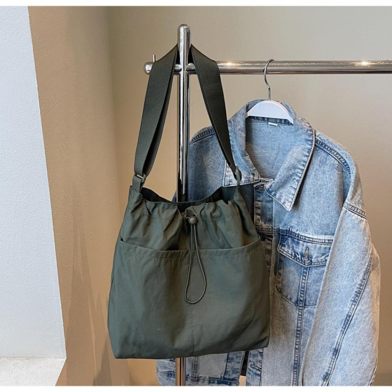 New Casual Large-capacity Bag New Cloth Bag Shoulder Bag Fashion Versatile Messenger Bag Bucket Bag