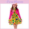 Clown Cosplay Costume For Adults With Polyester Fabric Perfect For Themed Parties And Performances