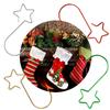 20 Pieces Metal Five-pointed Star Hooks S-shaped Xmas Tree Decors Hanging Pendant for Holiday Party Decor