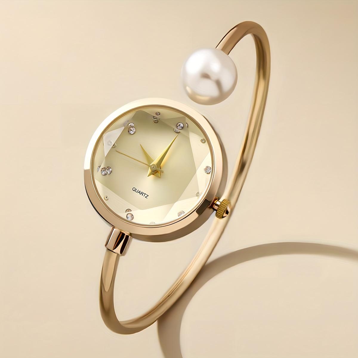 Elegant And Fashionable Casual Women S Watch, Alloy Round, Virtual Digital, Classic Women S Watch, Valentine S Day, Birthday, Christmas, Teacher S Day золотистый