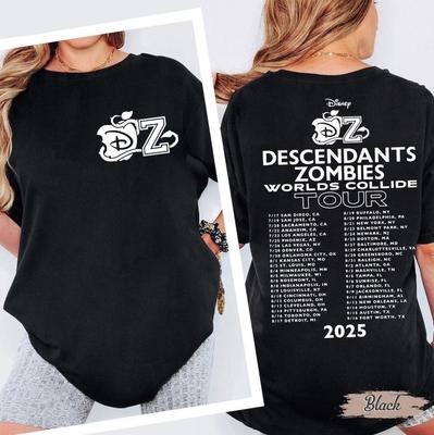 טי שיר Descendants Zombies Worlds Collide Tour, פסטיבל מוזיקה קיצי 2025.