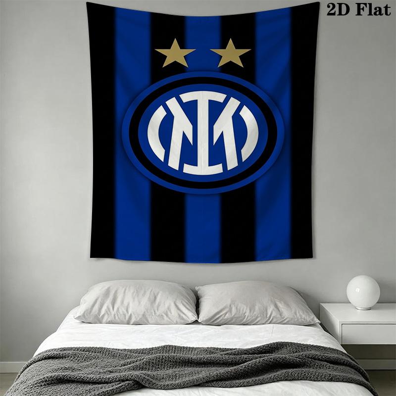 Inter Milan Logo Threepiece Set 1 Duvet Cover 2 Pillowcase Without Core Duvet Cover And Pillowcase Christmas Birthday Gift