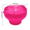 Microwave Popcorn Bowl Bucket Silicone DIY Red Popcorn Maker with Lid Chips