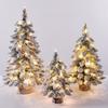 PVC Material Artificial Christmas Tree 45/60/75 cm Xmas Tree Statue  Holiday Decor