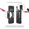 Vandlion Digital Audio Recording Voice Activated Recorder Wav Mp3 Player Usb Drive Portable Vor Metal Aluminum Cover Black V31