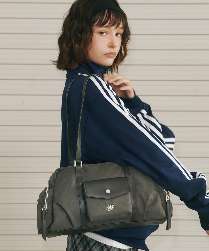 Masmarulez Lumi Nylon Shoulder Bag_Dark Gray