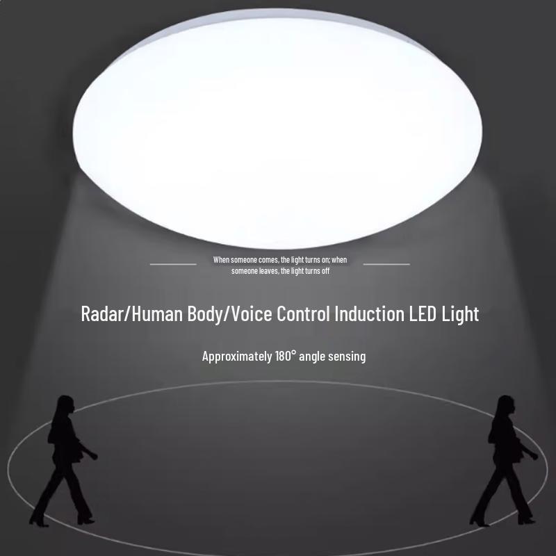 Lampada da soffitto a LED con controllo sonoro e luminoso