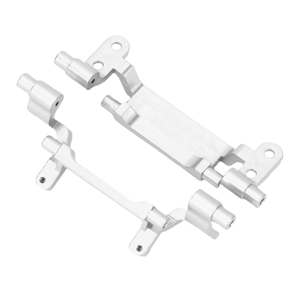 RC Pull Rod Base Set Replacement for MN168 MN78 1 12 Metal Front and Rear Remote Control Car Pull Rod Base Silver