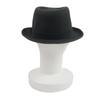 Great HERMES Hat Rabbit Felt Fedora with Ribbon Dark Gray Wool Mens 57 Used