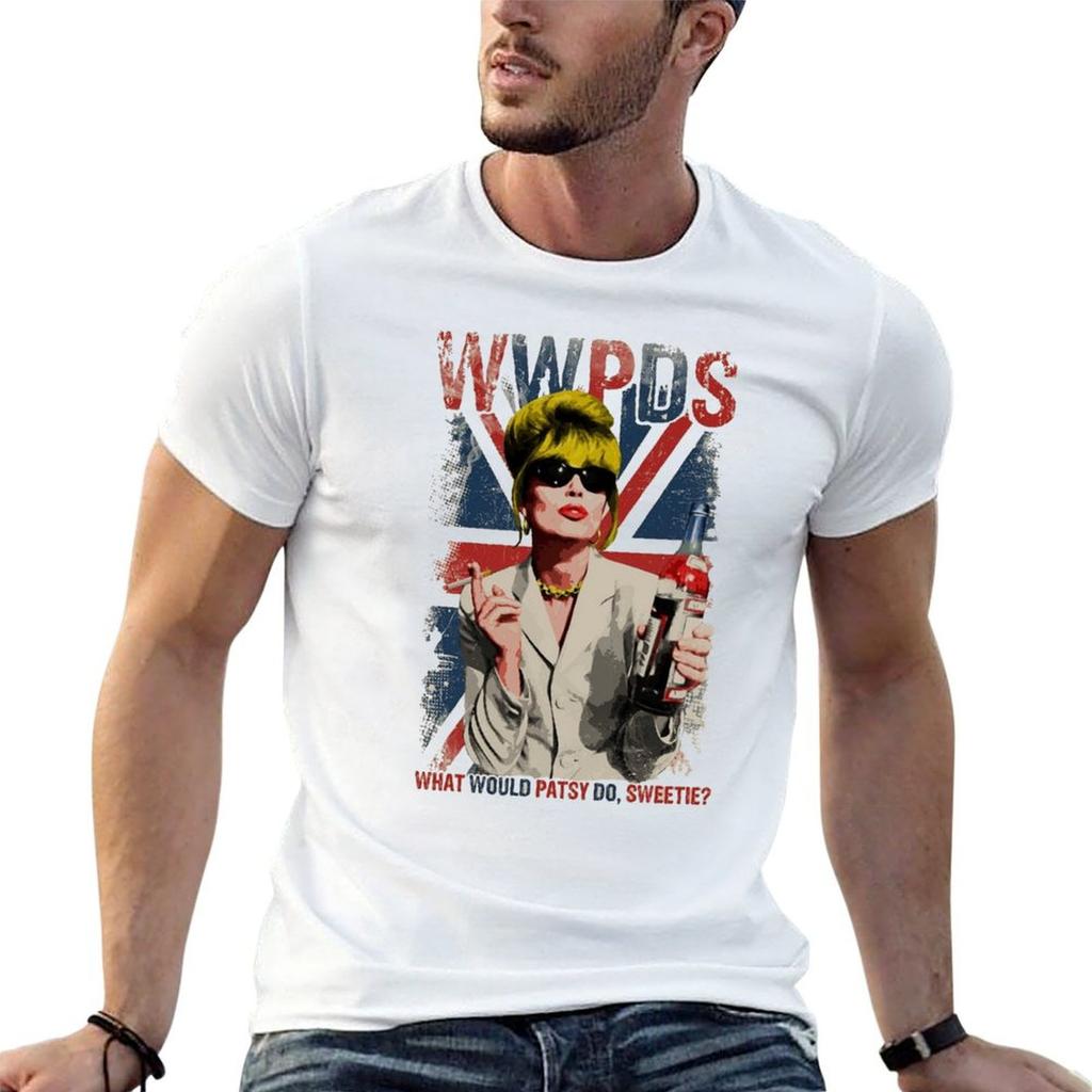 What would patsy do sweetie Absolutely Fabulous Darling TShirt Utility Work Short Sleeve Top