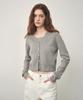 OSTKAKA Cotton Crochet Twin Set Melange Gray