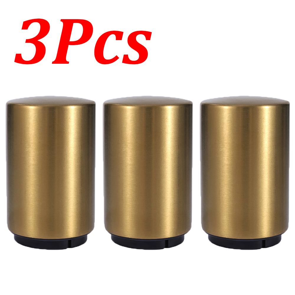 1-3Pcs Magnetic Automatic Beer Bottle Opener Stainless Steel Push Down Opener Beer Corkscrew Tools Portable Bar Gadgets 4