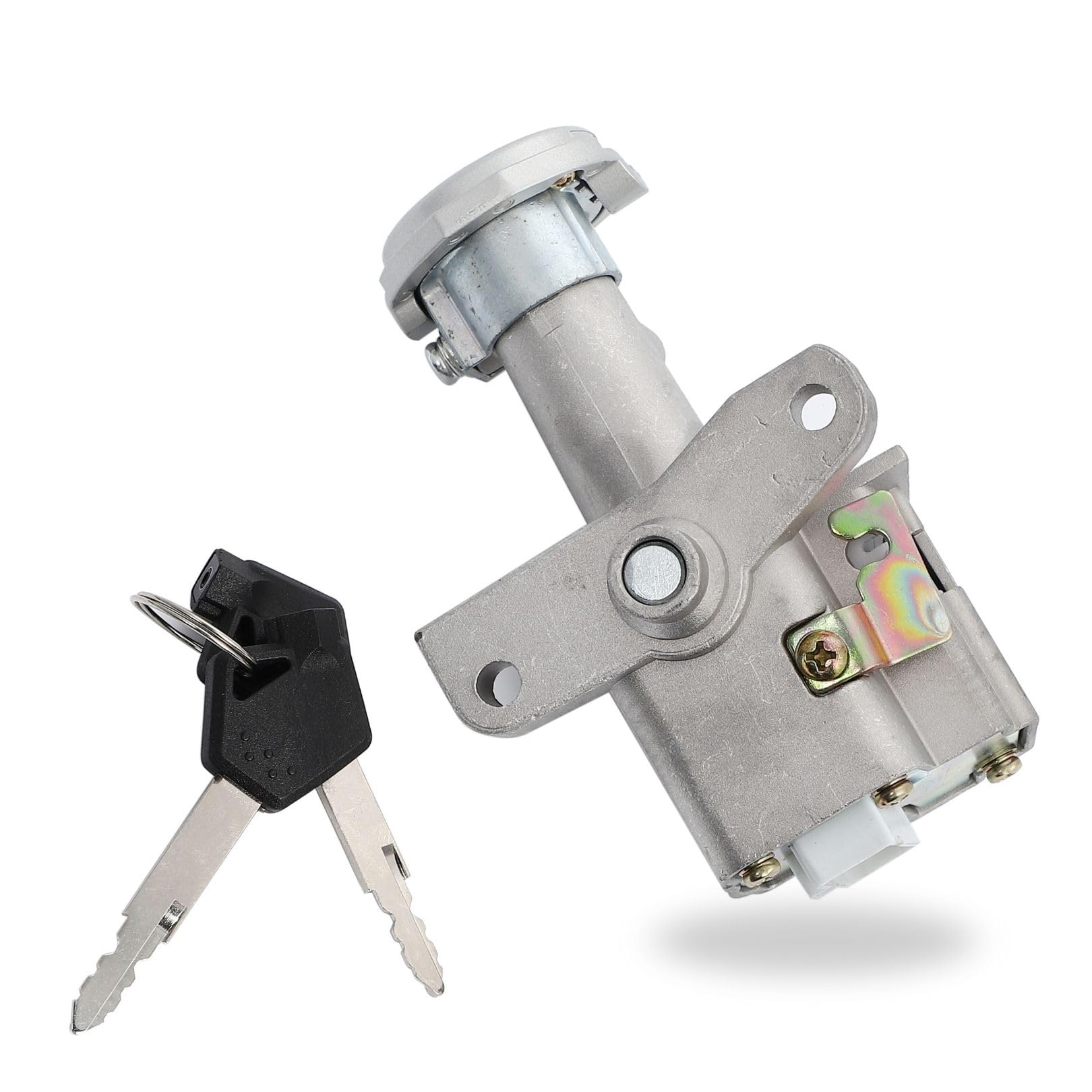 

Suzuki Address V125 Ignition Key Cylinder, Silver, CF46EA, with 2 Spare Keys (1 piece)