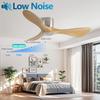 6 Speed Modern Industrial Ceiling Fan Adjustable Energy Saving Electric Fan Remote & Quiet DC Motor Household Fan