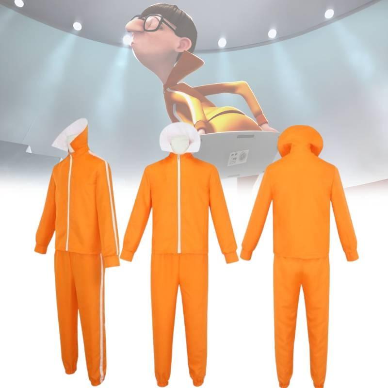 Despicable Me Minions Victor Gru Cosplay Costume For Halloween Party Fun