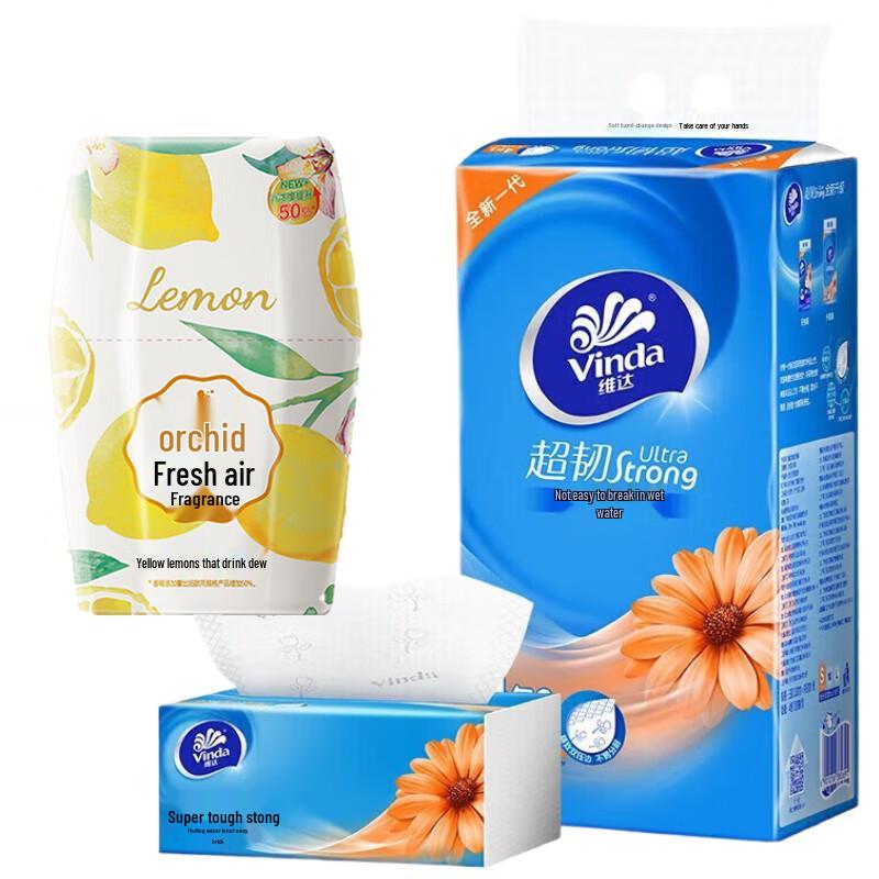 Liby Lemon Scent Liquid Air Freshener  Tissue Bundle