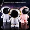 Night Lamp Astronaut Piggy Bank Large Capacity Collection Ornament  For Coins Cash