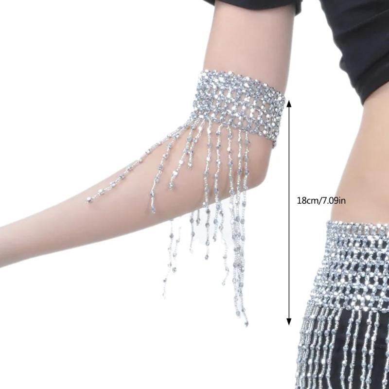 Belly Dance Bracelet Halloween Costume Hand Chain Fashion Women Bracelet  for Performances and Parties