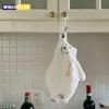 Polar Bear Hand Wiping Towel Super Absorbent Hanging Kitchen Towel Coral Design Thick Cartoon Hand Towel