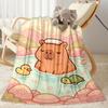 1pc Cute Bear Watching Stars Blanket Comfortable Soft Lightweight All Season Multi Purpose Blanket Travel Camping Picnics Sofa Office bedroom Friends