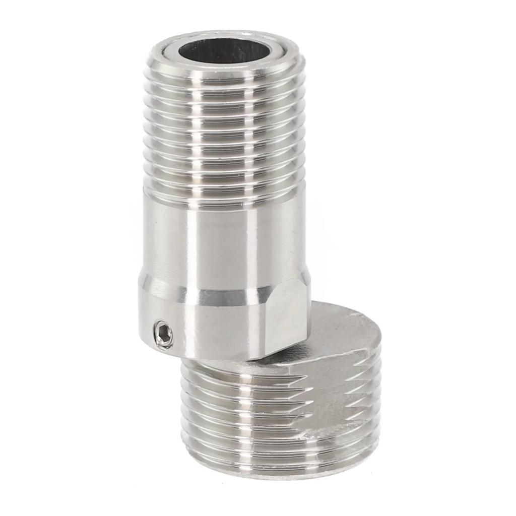 360Degree Adjustable Faucet Angled Curved Foot Eccentric Screw Corner TapAdapter Extended Angled Showerhead Corner Joint