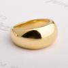 Exaggerated Retro Wide Band Ring: European & American Style Statement for Women