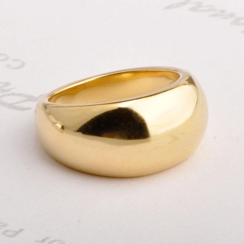 

Exaggerated Retro Wide Band Ring: European & American Style Statement for Women Size 11