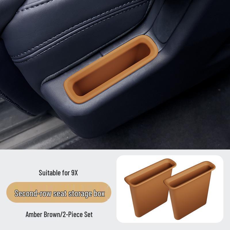 Zeekr 9X Second Row Seat Phone Slot Silicone Storage Box Accessory