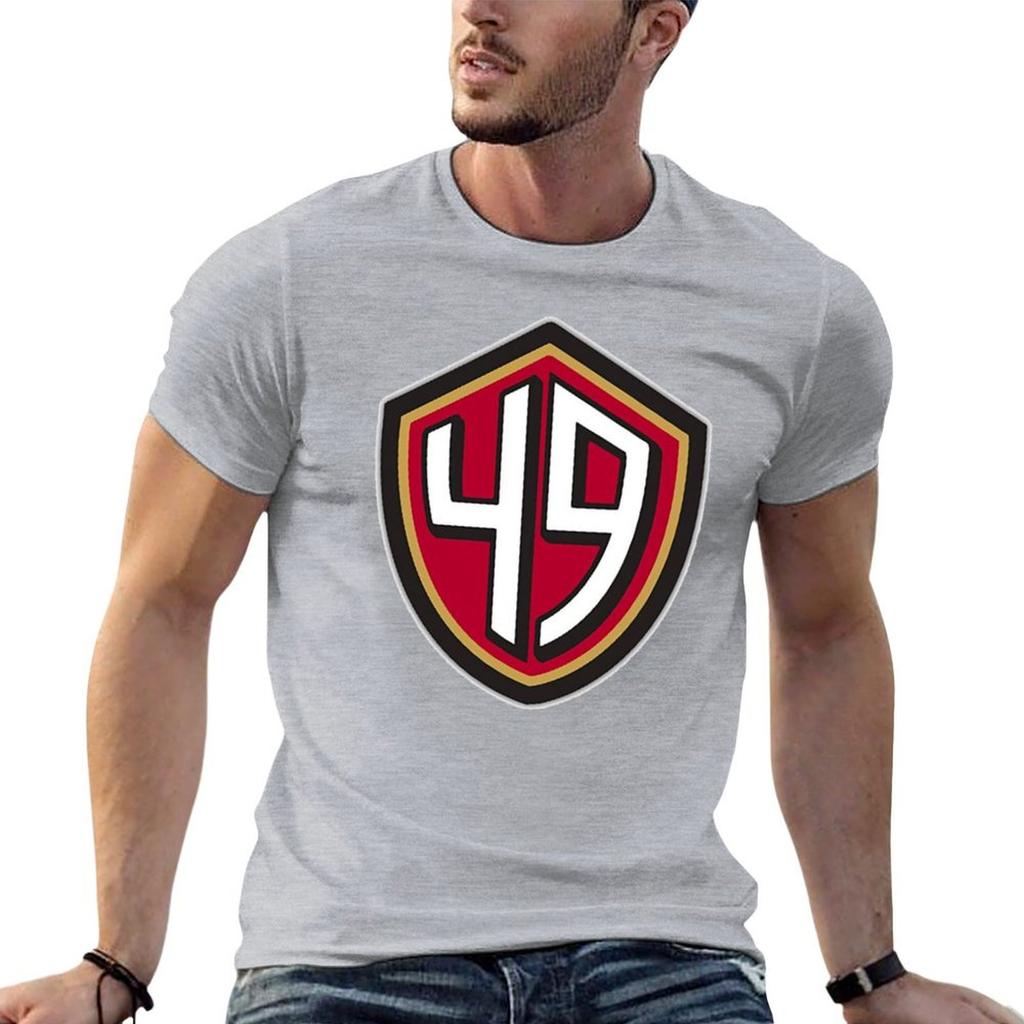 49ers (Go Niners!) T-Shirt-Grafiken übergroße Basketball-Grafik-T-Shirts schwarze T-Shirts für Männer