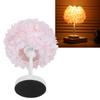 Flower Table Lamp Bedside Bedroom Desktop Nightstand Decoration Supplies Light Pink
